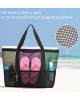 Mesh swim bag multifunctional travel portable single-shoulder beach bag swimsuit storage bag ZENITHWAVEG Mesh swim bag multifunctional travel portable single-shoulder beach bag swimsuit storage bag ZENITHWAVEG
