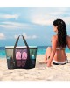 Mesh swim bag multifunctional travel portable single-shoulder beach bag swimsuit storage bag ZENITHWAVEG Mesh swim bag multifunctional travel portable single-shoulder beach bag swimsuit storage bag ZENITHWAVEG