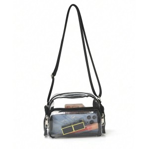 Cross-border transparent crossbody bag waterproof PVC summer shoulder bag multi-color multi-pocket crossbody bag ZENITHWAVEG Cross-border transparent crossbody bag waterproof PVC summer shoulder bag multi-color multi-pocket crossbody bag ZENITHWAVEG