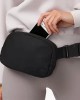 Cross-border Lulu-style waist bag nylon waterproof chest bag messenger bag outdoor sports and running crossbody waist bag for men and women ZENITHWAVEG Cross-border Lulu-style waist bag nylon waterproof chest bag messenger bag outdoor sports and running crossbody waist bag for men and women ZENITHWAVEG