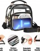 CROSS women's transparent crossbody bag odorless large capacity portable crossbody handbag ZENITHWAVEG CROSS women's transparent crossbody bag odorless large capacity portable crossbody handbag ZENITHWAVEG
