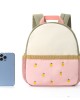 Children's backpack with color-blocked cute apple embroidery kindergarten backpack and baby travel backpack ZENITHWAVEG Children's backpack with color-blocked cute apple embroidery kindergarten backpack and baby travel backpack ZENITHWAVEG