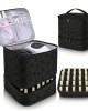 Large capacity portable toiletries cosmetic bag nail polish storage bag ZENITHWAVEG Large capacity portable toiletries cosmetic bag nail polish storage bag ZENITHWAVEG