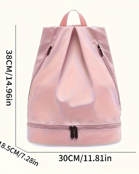 CROSS double-layer beach bag large-capacity portable swimming bag. Swimming bag travel handbag beach bag swimsuit storage bag ZENITHWAVEG CROSS double-layer beach bag large-capacity portable swimming bag. Swimming bag travel handbag beach bag swimsuit storage bag ZENITHWAVEG