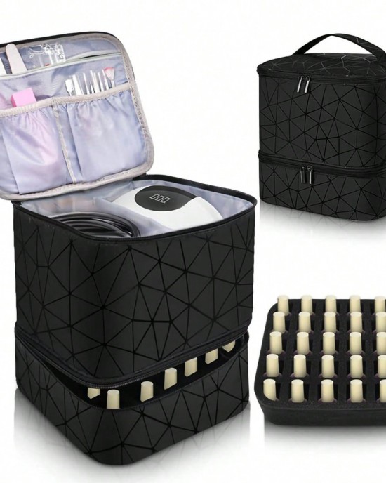 Nail polish storage bag and nail art tote bag ZENITHWAVEG Nail polish storage bag and nail art tote bag ZENITHWAVEG