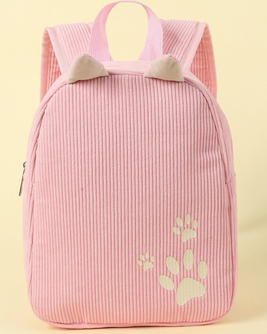 Cross-border hot-selling kindergarten school backpack children's multi-color corduroy new solid color cute baby bag ZENITHWAVEG Cross-border hot-selling kindergarten school backpack children's multi-color corduroy new solid color cute baby bag ZENITHWAVEG