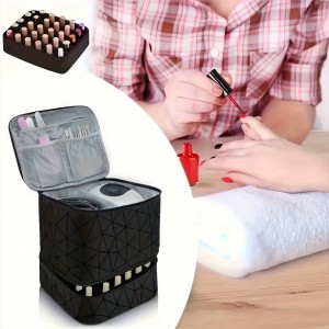 Nail polish storage bag and nail art tote bag ZENITHWAVEG Nail polish storage bag and nail art tote bag ZENITHWAVEG