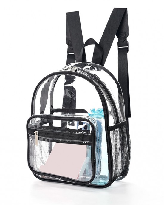 Cross-border transparent backpack new summer casual PVC backpack jelly bag large capacity transparent student backpack ZENITHWAVEG Cross-border transparent backpack new summer casual PVC backpack jelly bag large capacity transparent student backpack ZENITHWAVEG