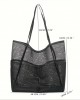 Cmesh single-shoulder tote bag men's and women's beach bag toiletry and swimwear storage bag ZENITHWAVEG Cmesh single-shoulder tote bag men's and women's beach bag toiletry and swimwear storage bag ZENITHWAVEG