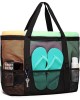Mesh swim bag multifunctional travel portable single-shoulder beach bag swimsuit storage bag ZENITHWAVEG Mesh swim bag multifunctional travel portable single-shoulder beach bag swimsuit storage bag ZENITHWAVEG