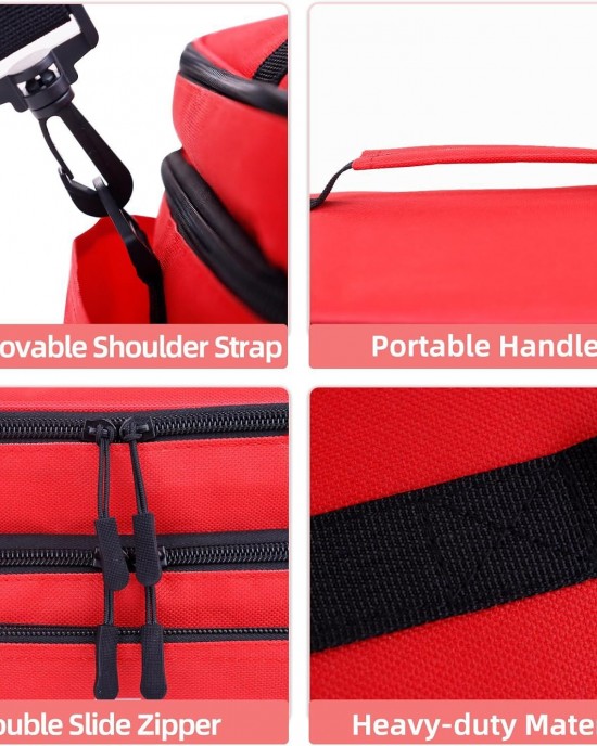 CROSS home first aid kit large capacity fixed medicine bottle storage bag travel medicine storage box ZENITHWAVEG CROSS home first aid kit large capacity fixed medicine bottle storage bag travel medicine storage box ZENITHWAVEG