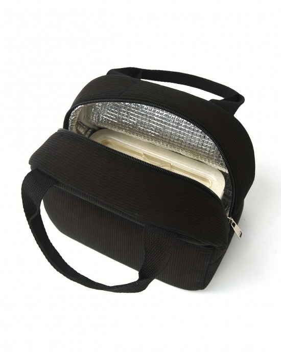 Cross-border handheld lunch bag insulated lunch box bag lunch bag with lunch box storage bag for work and school ZENITHWAVEG Cross-border handheld lunch bag insulated lunch box bag lunch bag with lunch box storage bag for work and school ZENITHWAVEG