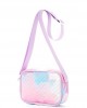 Fashionable PU small Korean-style trendy sequined square bag casual crossbody bag cartoon heart-shaped shoulder bag for women. ZENITHWAVEG Fashionable PU small Korean-style trendy sequined square bag casual crossbody bag cartoon heart-shaped shoulder bag for women. ZENITHWAVEG