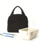 Cross-border handheld lunch bag insulated lunch box bag lunch bag with lunch box storage bag for work and school ZENITHWAVEG Cross-border handheld lunch bag insulated lunch box bag lunch bag with lunch box storage bag for work and school ZENITHWAVEG