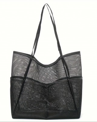 Cmesh single-shoulder tote bag men's and women's beach bag toiletry and swimwear storage bag ZENITHWAVEG