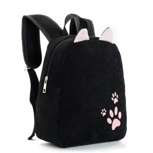 Cross-border hot-selling kindergarten school backpack children's multi-color corduroy new solid color cute baby bag ZENITHWAVEG Cross-border hot-selling kindergarten school backpack children's multi-color corduroy new solid color cute baby bag ZENITHWAVEG