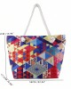 Cross-border bohemian geometric large-capacity multi-functional handheld shoulder bag swimming storage bag beach bag CROSS Three-Layer Cosmetic Bag Large Capacity High-Value Portable Toiletry Bag Portable Travel Makeup Sto ZENITHWAVEG Cross-border bohemian geometric large-capacity multi-functional handheld shoulder bag swimming storage bag beach bag CROSS Three-Layer Cosmetic Bag Large Capacity High-Value Portable Toiletry Bag Portable Travel Makeup Sto ZENITHWAVEG