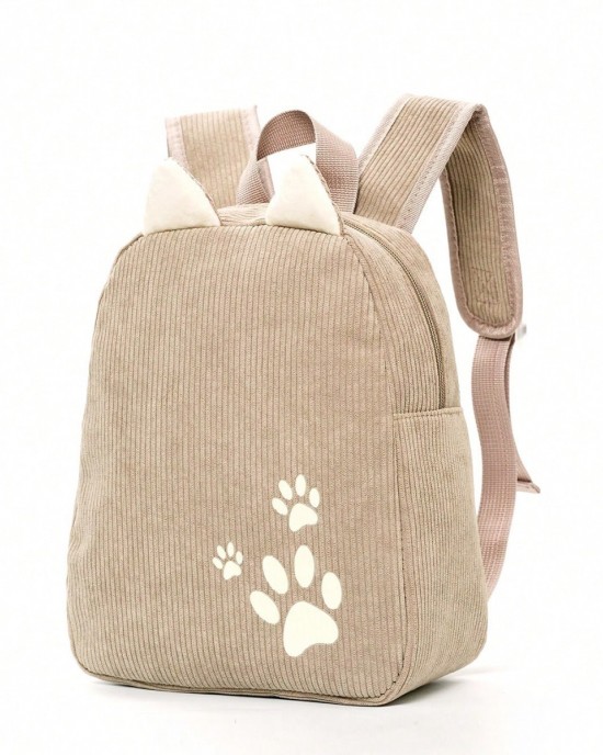Cross-border hot-selling kindergarten school backpack children's multi-color corduroy new solid color cute baby bag ZENITHWAVEG Cross-border hot-selling kindergarten school backpack children's multi-color corduroy new solid color cute baby bag ZENITHWAVEG