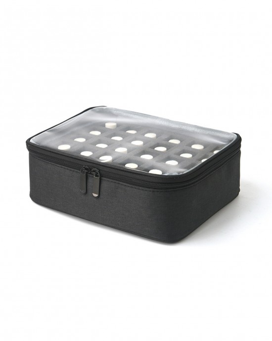 Cross-border cosmetic storage bag large capacity high-value portable toiletry bag cosmetic bag nail polish storage bag ZENITHWAVEG Cross-border cosmetic storage bag large capacity high-value portable toiletry bag cosmetic bag nail polish storage bag ZENITHWAVEG