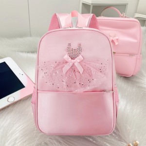 Children's dance backpack dance bag girls' ballet bag dance costume storage bag ZENITHWAVEG Children's dance backpack dance bag girls' ballet bag dance costume storage bag ZENITHWAVEG