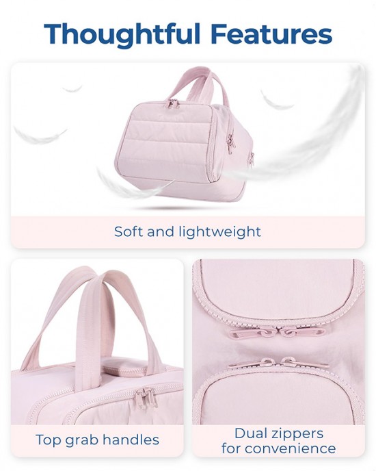 Large wide-opening cosmetic and toiletries bag ZENITHWAVEG Large wide-opening cosmetic and toiletries bag ZENITHWAVEG